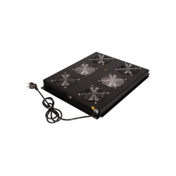 ROLINE 19" Fan fan unit with 4 fans ON/OFF  for server rack black