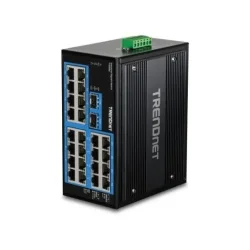 Trendnet 26-Port Hardened Industrial Gigabit DIN-Rail Switch
