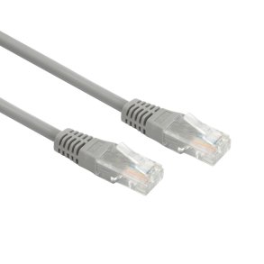 ACT Grey 5 meter LSZH U/UTP CAT5E patch cable with RJ45 connectors