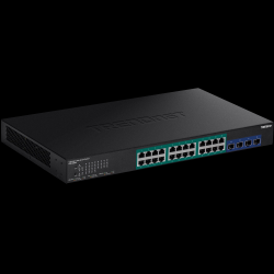 Trendnet 28-Port Gigabit Web Smart PoE+ Switch with 10G SFP+ slots