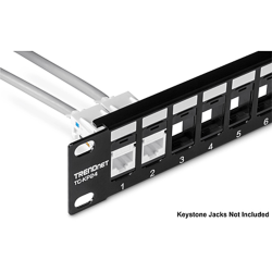 Trendnet 24-Port Blank Keystone 1U Patch Panel