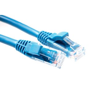 ACT Blue 1.5 meter U/UTP CAT6 patch cable component level with RJ45 connectors