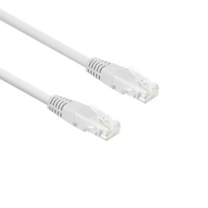 Eminent White 10 meter U/UTP CAT6 patch cable with RJ45 connectors