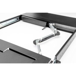 Modularized 43,2cm (17") HD LCD TFT console with8portCat5 KVM,8 Cat5VGA Dongle-,FR key.