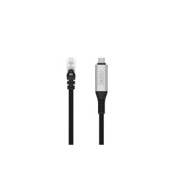 USB-C - RJ45 CAT 6A S/FTP Cable, 1 Gbit/s, 10m USB 3.2 Gen1, LSZH Jacket
