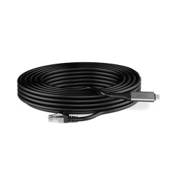 USB-C - RJ45 CAT 6A S/FTP Cable, 1 Gbit/s, 10m USB 3.2 Gen1, LSZH Jacket