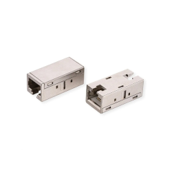 ROLINE In-line Coupler RJ45 Cat.6A Shielded, Metal Housing