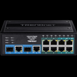 Trendnet 10-Port Industrial Gigabit PoE++ DIN-Rail Switch