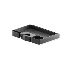 VALUE Pole Mounted Storage Shelf, Black