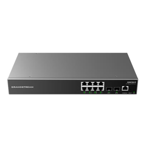 Grandstream Layer 2+ Managed Network Switch, 8x GbE RJ45, 2x SFP, Internal PSU