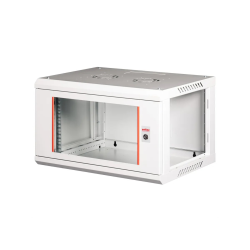 ROLINE 19" Wall Cabinet Basic Plus 6 U 600x450 BxT grey