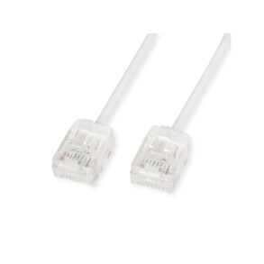 ROLINE PatchCord UTP, Cat.6A, white, 3m UltraShort Connector, LSOH