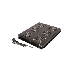ROLINE 19" Fan unit with 6 fans ON/OFF  for server rack black