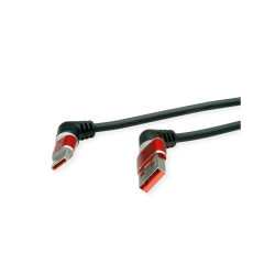 ROLINE USB2.0 360� Rotation Cable, A-C, M/M, 60W, 1m