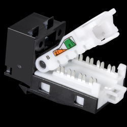 Trendnet 50 Pack Cat6 RJ-45 Keystone Jack, Black