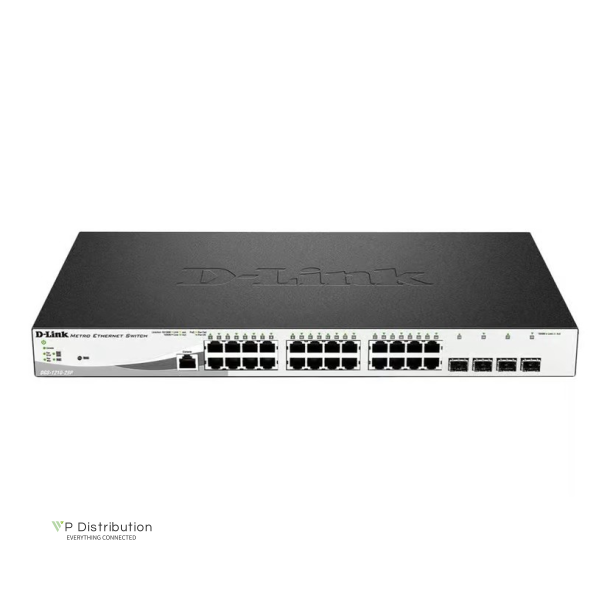 D-Link DGS-1210-28MP 28Port Switch Layer2 PoE+ Gigabit Smart Managed