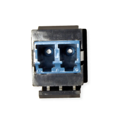ROLINE Keystone Adapter W/LC DUPLEX, Black+BLUE