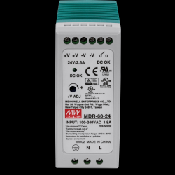 Trendnet 24V 60W Output Industrial DIN-Rail Power Supply
