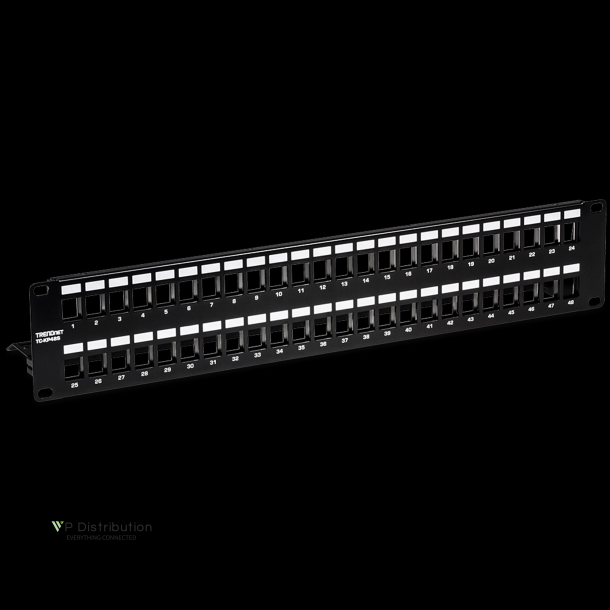 Trendnet 48-Port Blank Keystone Shielded Patch Panel