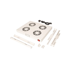 ROLINE 19" Fan unit with 4 fans ON/OFF  grey