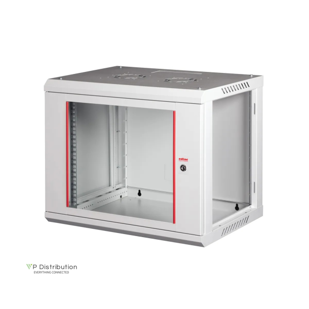 ROLINE 19" Wall Cabinet Basic Plus 9 U 600x450 BxT grey