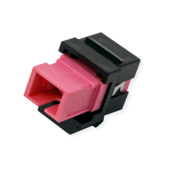 ROLINE Keystone Adapter W/SC SIMPLEX, Black+ERIKA Violet