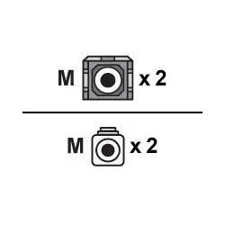 Black Box OS1 9/125 SM LC-SC DUPLEX YELLOW 2M