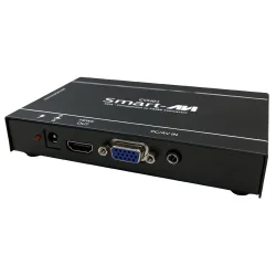 SmartAVI VGA VIDEO and Audio to HDMI Converter; Includes: [V2V-CVH-01, PS5VDC2A]