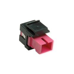 ROLINE Keystone Adapter W/SC SIMPLEX, Black+ERIKA Violet