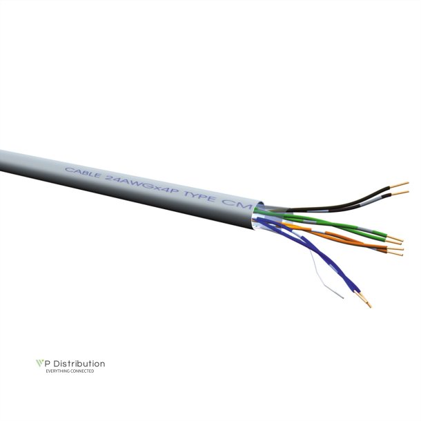 ROLINE UTP Cable Cat.6 (Class E) / Class E, Solid Wire, AWG23, 300 m, grey