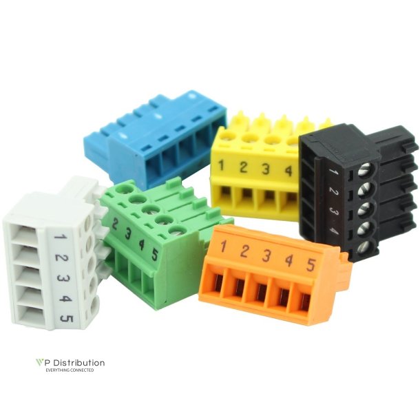 Brainboxes Accessory 6 Pack ED-5xx 5 Way3.5mm Pitch Pluggable Blocks