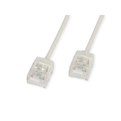 ROLINE PatchCord UTP, Cat.6A, grey, 5m UltraShort Connector, LSOH