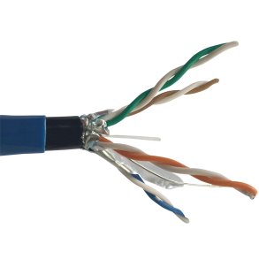 Molex Cat 6A U/FTP solid underground cable, Nylon/PE, CPR euroclass Fca 0.56mm, 305 meter