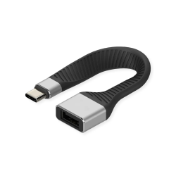 ROLINE USB3.2 Gen2 Flex. Cableadapter , C-A, M/F, 12cm