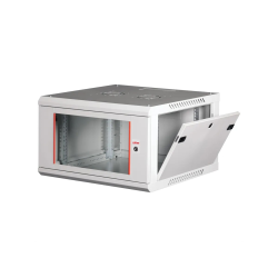 ROLINE 19" Wall Cabinet Basic Plus 6 U 600x600 BxT grey