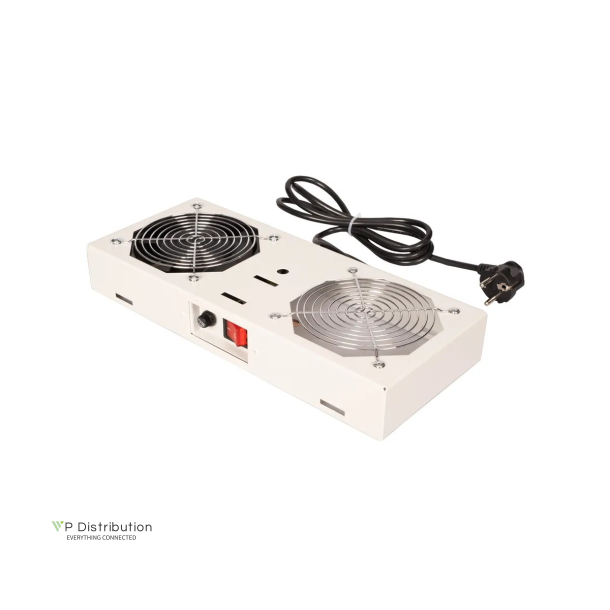 ROLINE Fan unit with 1 fan for 19" Wall Cabinet grey