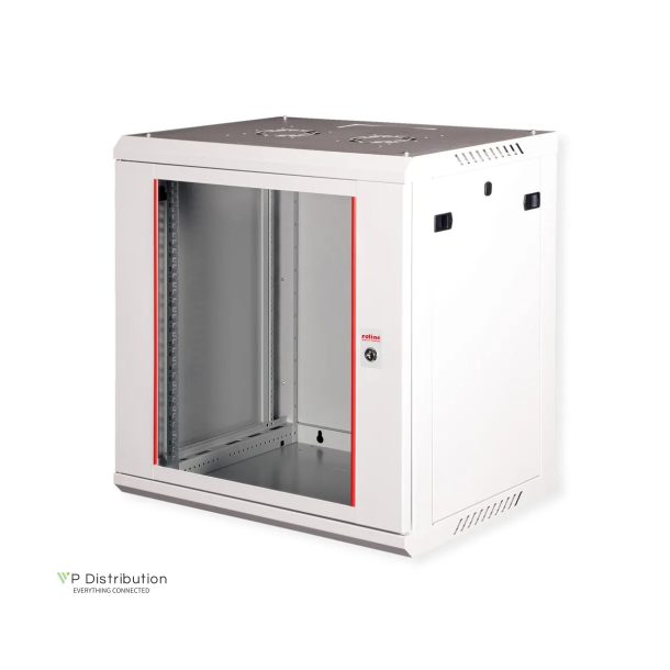 ROLINE 19" Wall Cabinet Basic Plus 12 U 600x450 BxT grey