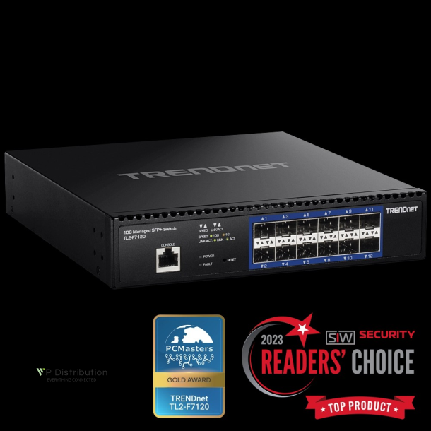 Trendnet 12-Port 10G Layer 2 Managed SFP+ Switch