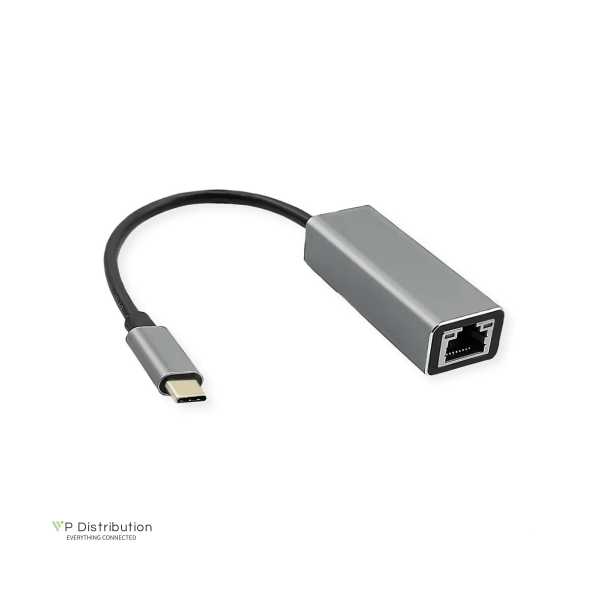 ROLINE USB C - Eth. Adapter, USB3.2 Gen2 , 5G, USB C-RJ45