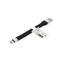 ROLINE USB3.2 Gen2 Flex. Cableadapter , C-A, M/M, 12cm