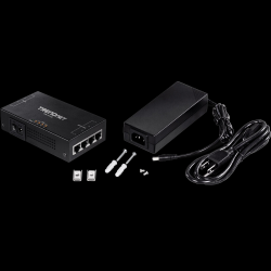 Trendnet 65W 4-Port Gigabit PoE+ Injector