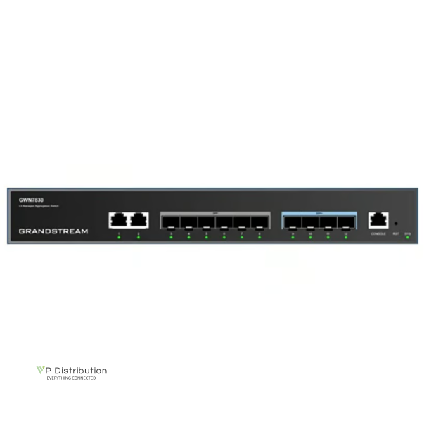 Grandstream Layer 3 Managed Network Switch, 6x SFP, 4x SFP+, 2x GbE