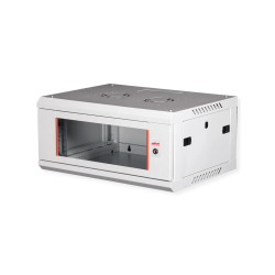ROLINE 19" Wall Cabinet Basic Plus 4 U 600x450 BxT grey