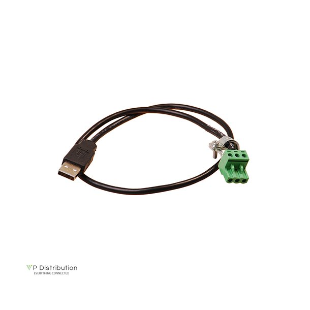 Brainboxes USB Power Cable to 3 pin Terminal Plug