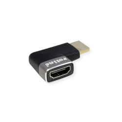 ROLINE 8K HDMI Adapter Angled 90, M/F