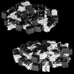 Trendnet 50 Pack Cat6 RJ-45 Keystone Jack, Black