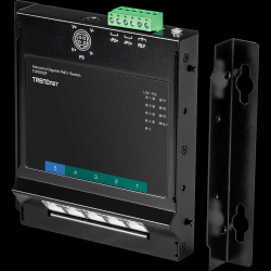 Trendnet 5-Port Industrial Gigabit PoE+ Wall-Mounted Front Access Switch