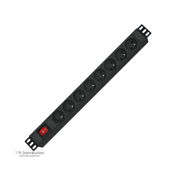ROLINE UTE PDU 8x Socket, W/Ligthed Switch, 1,8m