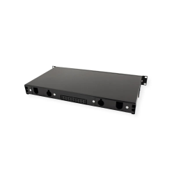 ROLINE 19" 1U FO Patchpanel+ Front 16x Port, for Keystones