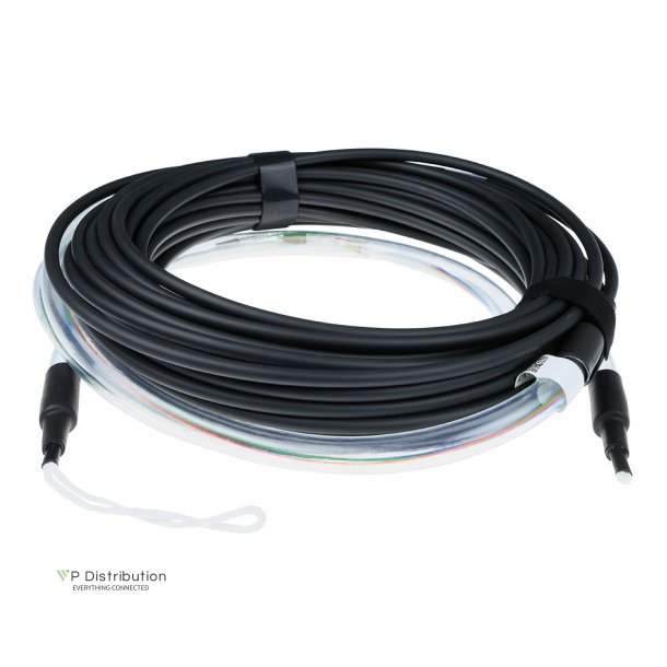 ACT 10 meter Multimode 50/125 OM4 indoor/outdoor cable 4 fibers with LC connectors